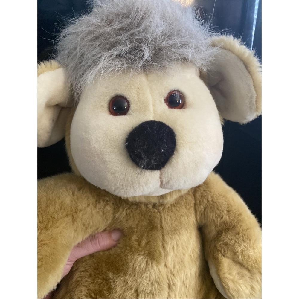 VTG 1993 Bear Plush Stuffed Animal Heavy Soft All Stuffed Up